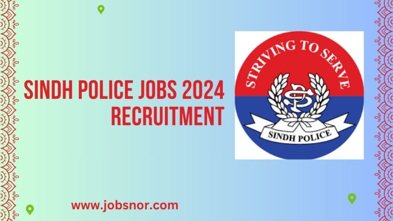 Sindh Police Jobs 2024 Recruitment