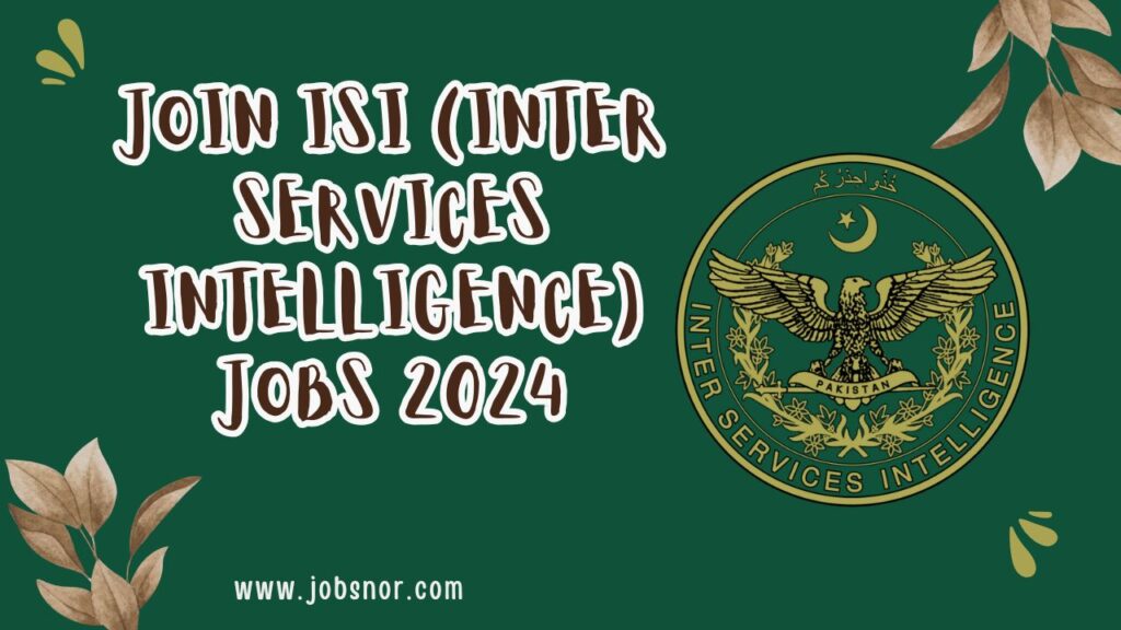 Join ISI Jobs 2024 Advertisement