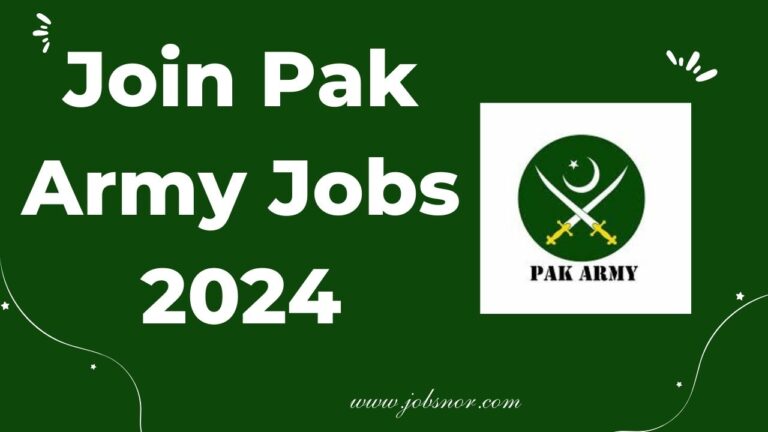 Join Pak Army Jobs 2024